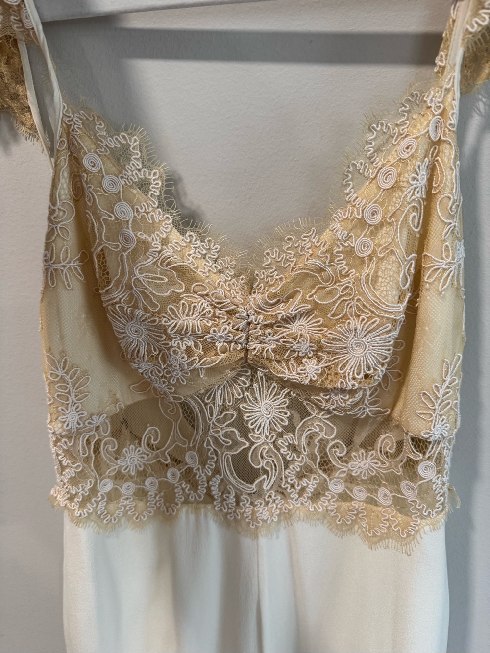 limited edition Free People Cream, Ivory Lace Maxi Dress - Picture 5 of 12